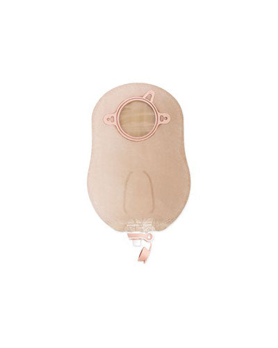 Hollister New Image 2-Piece Urostomy Pouch - Enhanced Design - 10 per box, GREEN - 44MM, ULTRA CLEAR - 23CM (9")