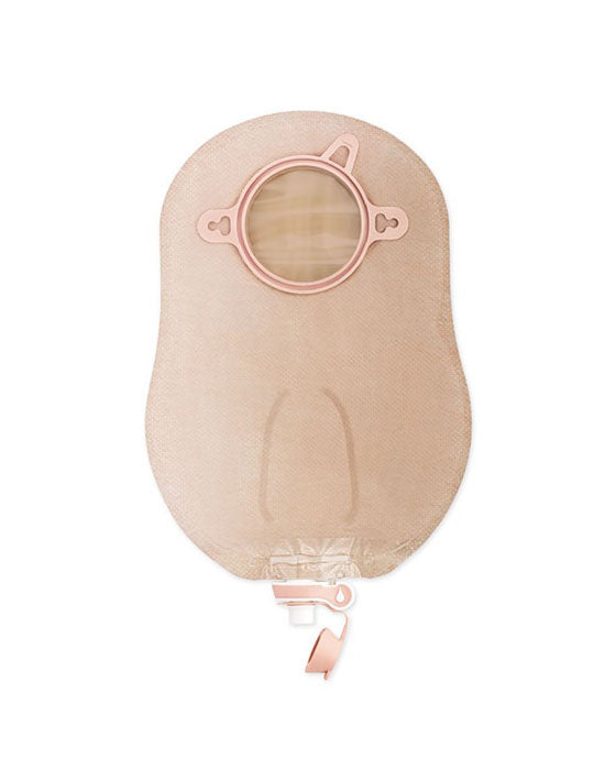 Hollister New Image 2-Piece Urostomy Pouch - 10 per box, GREEN - 44MM, TRANSPARENT - 23CM (9")