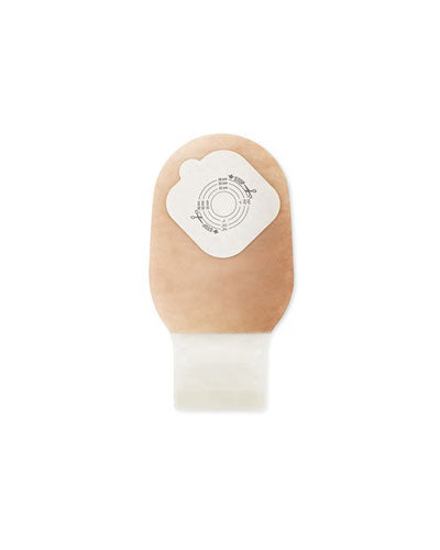 Hollister Pouchkins 1-Piece Pediatric Drainable Pouch Flat Softflex Barrier - 10 per box, CUT TO FIT - UP TO 38MM (1 1/2"), 6 1/2" (16 CM) - TRANSPARENT