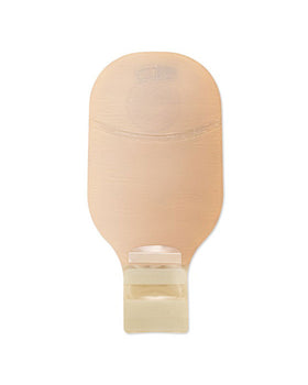 Hollister Premier 1-Piece Drainable Pouch with Lock 'n Roll Closure Convex Ceraplus Skin Barrier - 5 per box, CUT TO FIT - UP TO 38MM (1 1/2"), BEIGE - WITH FILTER - 0