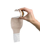 Hollister Premier 1-Piece Drainable Pouch with Clamp Closure Convex Flextend Barrier Transparent - 5 per box, 41MM (1 5/8"), WITH TAPE (TAPERED BORDER) - NO FILTER-3