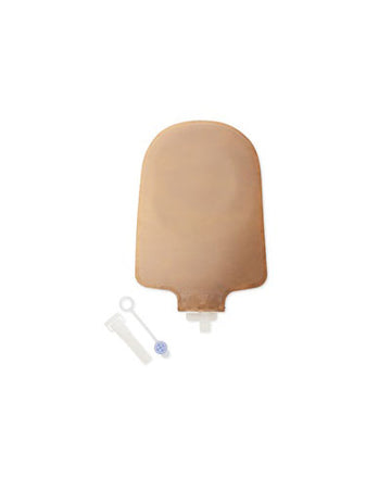 Hollister Premier 1-Piece Urostomy Pouch Convex Flextend Barrier - 5 per box, CUT TO FIT - UP TO 51MM (2"), TRANSPARENT - 23CM (9") - 0