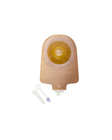 Hollister Premier 1-Piece Urostomy Pouch Flat Flextend Barrier - 10 per box, 51MM (2"), TRANSPARENT - 23CM (9")