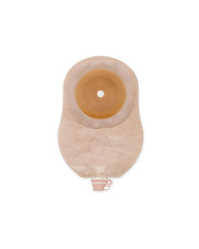 Hollister Premier 1-Piece Urostomy Pouch Flat Flextend Barrier, Enhanced Design - 10 per box, 19MM (3/4"), BEIGE - 23CM (9")
