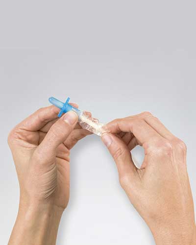 Hollister VaPro No Touch F-Style Intermittent Catheter 14FR 16" (40CM) - 30 per Box