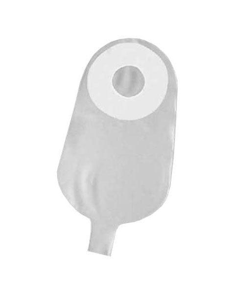Marlen All Flexible Plastic Urostomy Pouch - 5 per package, WHITE, REGULAR 9" (21CM) 450ML