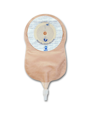 Marlen UltraLite 1 pièce urostomie avec barrière AquaTack, sans filtre – 10 par boîte, TRANSPARENT, PLAT – 19 mm (3/4")