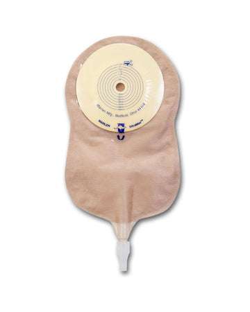 Poche d'urostomie Marlen UltraMax 1 pièce avec barrière AquaTack et sans filtre - 5 par boîte, TRANSPARENTE, CONVEXITÉ FAIBLE - 22 mm (7/8")