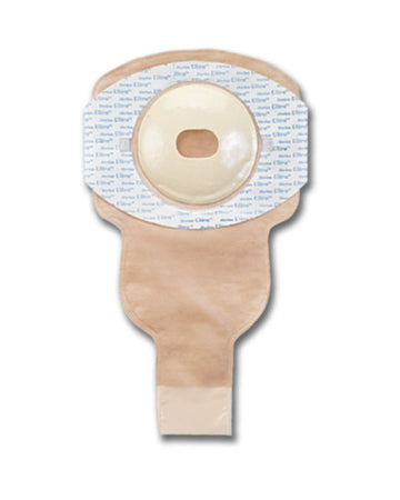 Marlen Ultra Plus 1-Piece Drainable Large Pouch with Snap-Lok Pouch Closure and SkinShield Barrier - 10 per box, TRANSPARENT, FLAT - OVAL - 1 1/4"X1 1/2" (32X38MM)