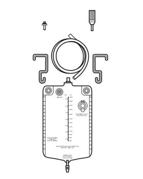 Marlen Urinary Bedside Drainage Kit w/connector & washer - 1 each