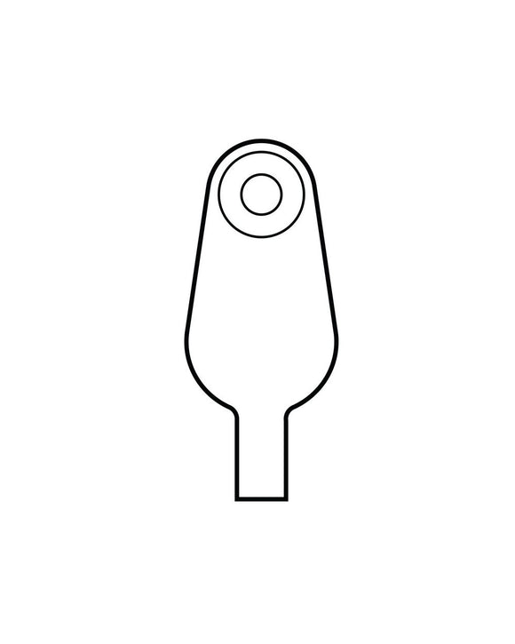 Marlen Weight Less Odour Ban Reusable Ileostomy Pouches - 5 per package, WHITE, SMALL 9" (22CM) 420ML