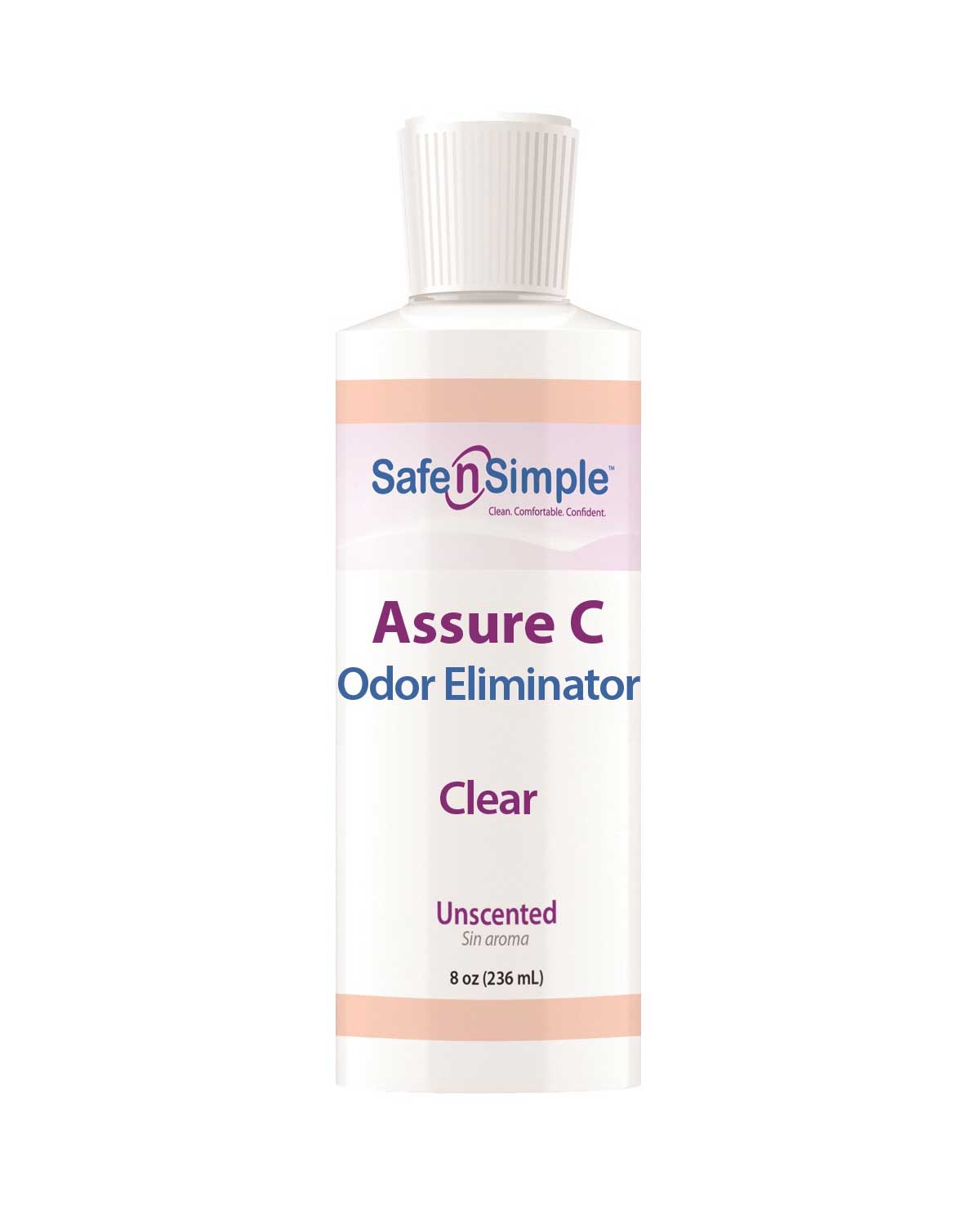 Safe n Simple Assure C Odor Eliminator 240ml/8oz Bottle
