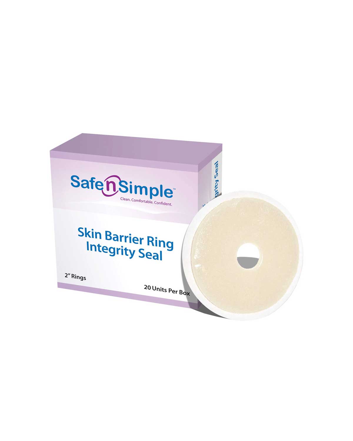 Safe n Simple Integrity Skin Barrier 2" Ring - 20 per box