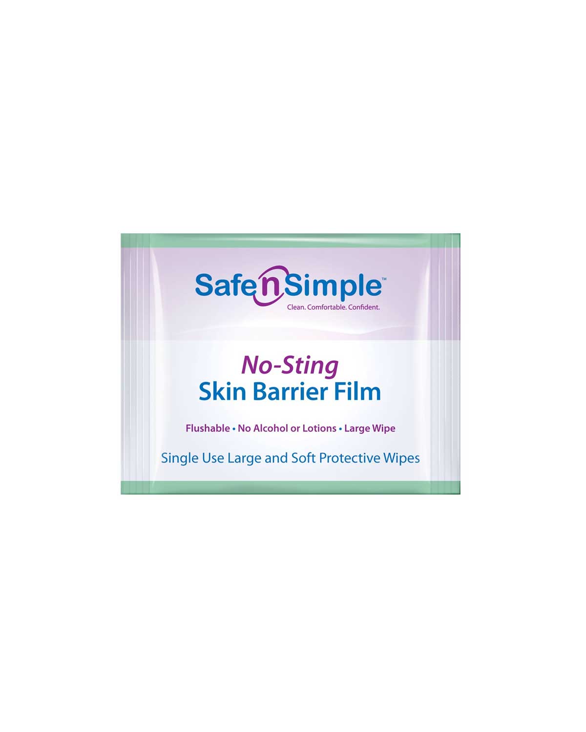 Safe n Simple No-Sting Skin Barrier Film Wipes - 25 per Box - 0