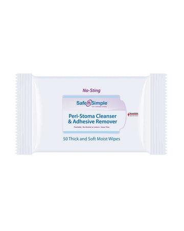 Safe n Simple Peri-Stoma Cleanser & Adhesive Remover, (50/PACKAGE)