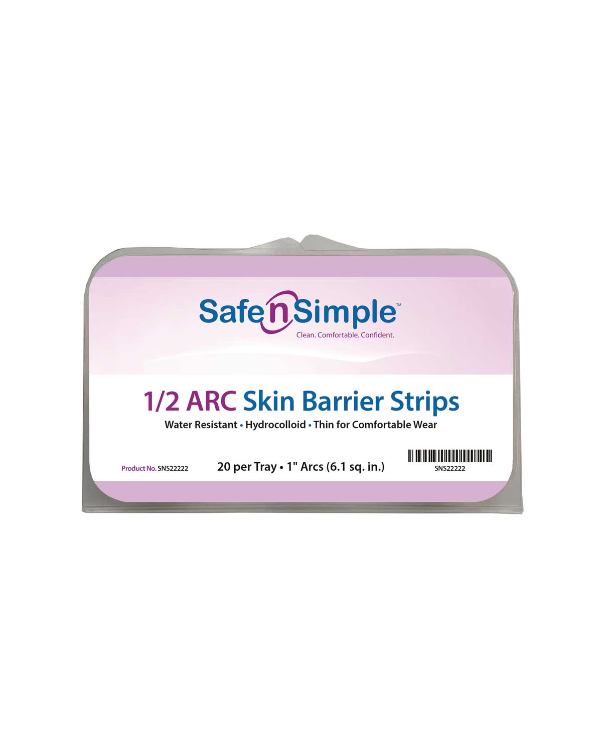 Safe n Simple Skin Barrier Half Circle 1" Width - 20 per package