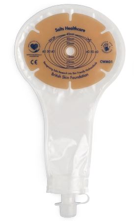 Salts Fistula Manager - 10 units per box, SMALL – HORIZONTAL WOUNDS UP TO 60MM WIDE AND 40MM HIGH