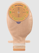 Salts Confidence Natural ADVANCE 1-Piece drainable pouch with Flexifit and Aloe - 30 units per Box, 13-90MM (1/2"-3 1/2"), LARGE, BEIGE WITH TRANSPARENT OVERLAP-1