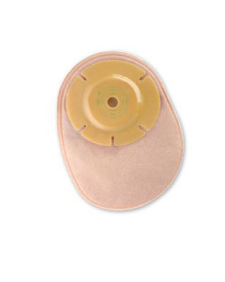 Salts CONFIDENCE NATURAL SOFT CONVEXITY 1-piece CLOSED pouch - 10 units per box, 13-52MM (1/2"-2 1/16"), STANDARD, BEIGE WITH TRANSPARENT OVERLAP