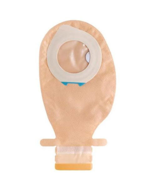 Salts Harmony Duo 2-piece drainable pouch - 30 units per box, LARGE, BEIGE WITH TRANSPARENT OVERLAP, 13-70 FLANGES