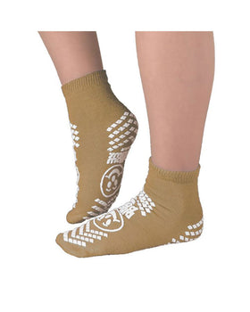 Terries Pillow Paws Slipper Socks - 1 pair, ADULT XL 7.5-10 (TAN)
