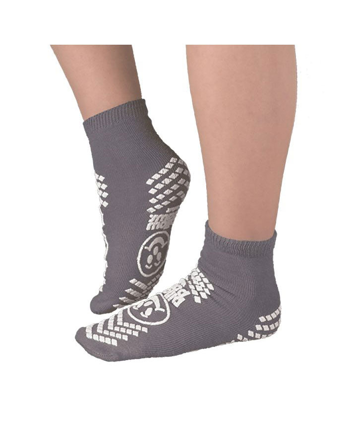 Terries Pillow Paws Slipper Socks - 1 pair, ADULT XXL 10.5+ (GRAY)