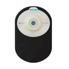 Coloplast SenSura Mio Black 1-Piece Closed Pouch, Maxi, Convex Light, Cut to Fit 28-33mm - 10 per Box