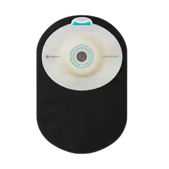 Coloplast SenSura Mio Black 1-Piece Closed Pouch, Maxi, Convex Light, Cut to Fit 15-33mm - 10 per Box