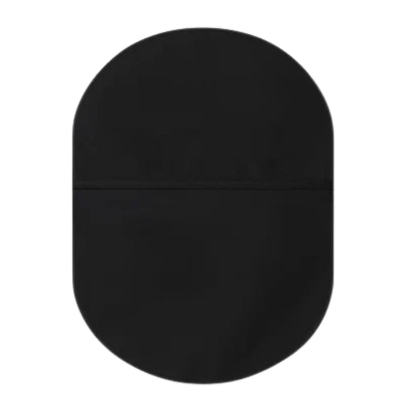Coloplast Sensura Mio Black Flex 2-Piece Closed Pouch, Maxi 22cm (8.5"), with Inspection Window, 50mm (2") Red - 10 per Box