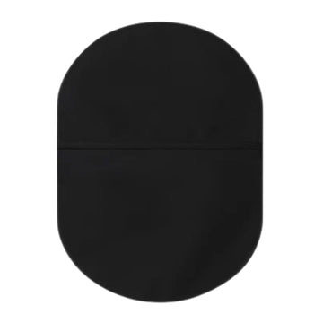 Coloplast Sensura Mio Black Flex 2-Piece Closed Pouch, Midi 18cm (7"), with Inspection Window, 50mm (2") Red - 10 per Box - 0