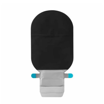 Coloplast SenSura Mio Black 1-Piece Drainable Pouch, Maxi, Convex Deep, Cut to Fit 15-33mm - 10 per Box - 0