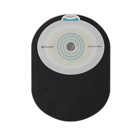 Coloplast SenSura Mio Black 1-Piece Closed Pouch, Maxi, Flat/Non-Convex, Cut to Fit 15-45mm - 30 per Box